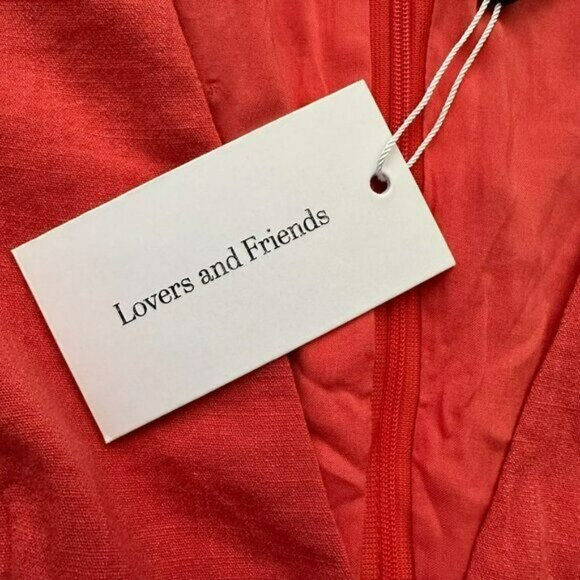 Lovers and Friends coral pink jill romper medium - Picture 7 of 10